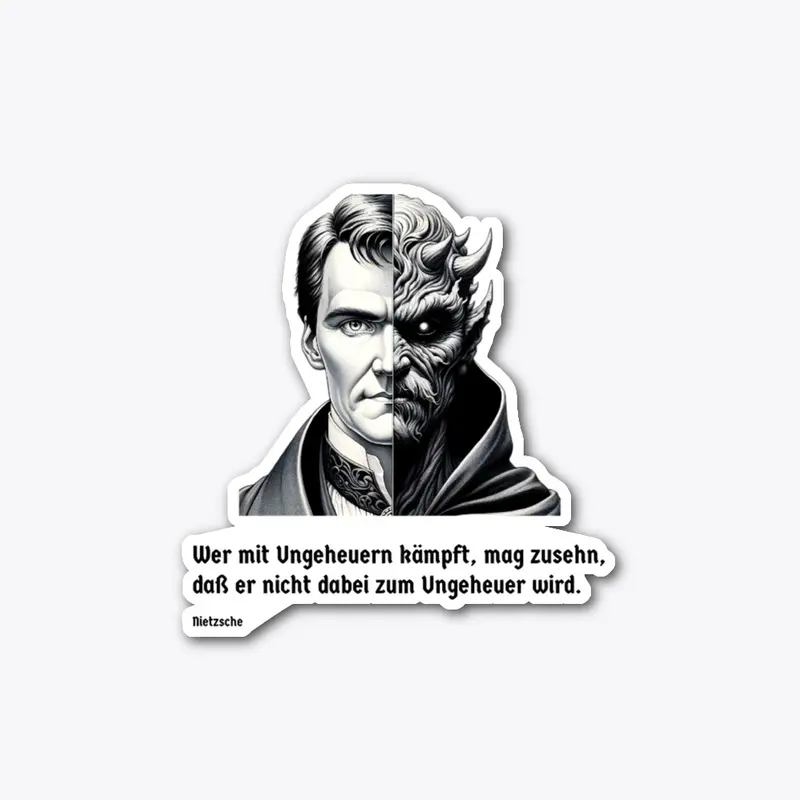 Nietzsche Ungeheuern Monsters